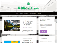 Tablet Screenshot of erealtyco.net